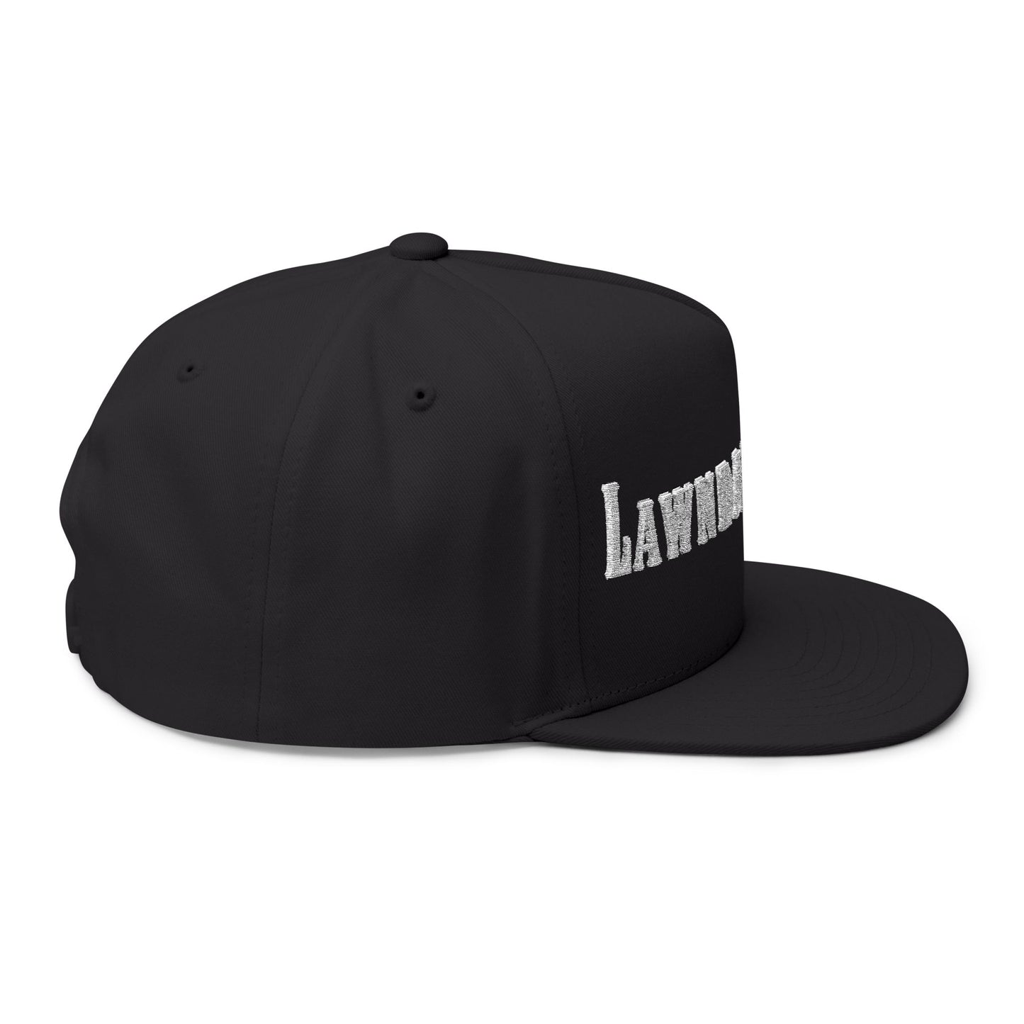 Flat Bill Cap — "Lawndale Local 90260" Embroidered Snapback Hat